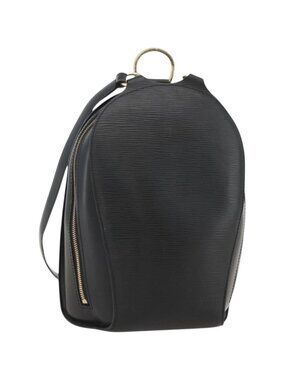 LOUIS VUITTON Epi Mabillon Backpack Black M52232